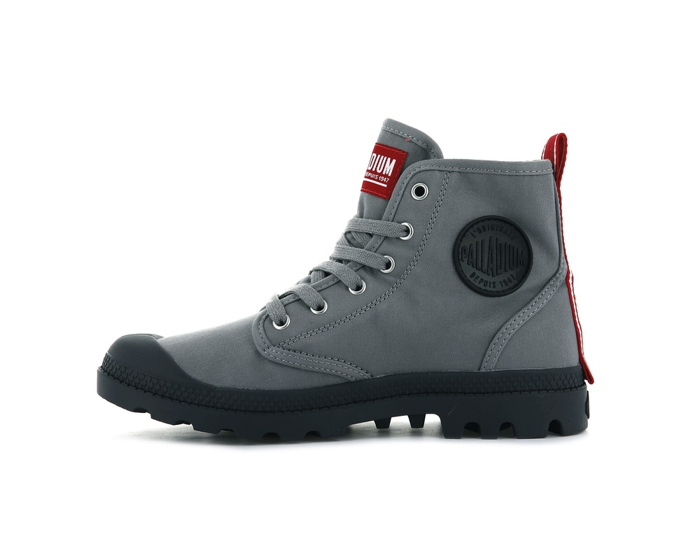 Botas Palladium PAMPA HI DARE Mujer Titanium | Costa Rica-35462